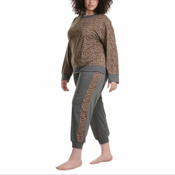 Splendid Leopard print pajama set Medium - Picture 5 of 8